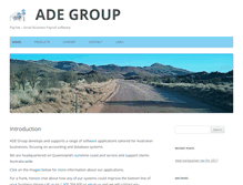 Tablet Screenshot of adegroup.com.au